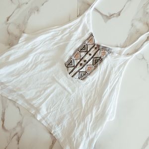 Rubbish Flowy Tank With Print
